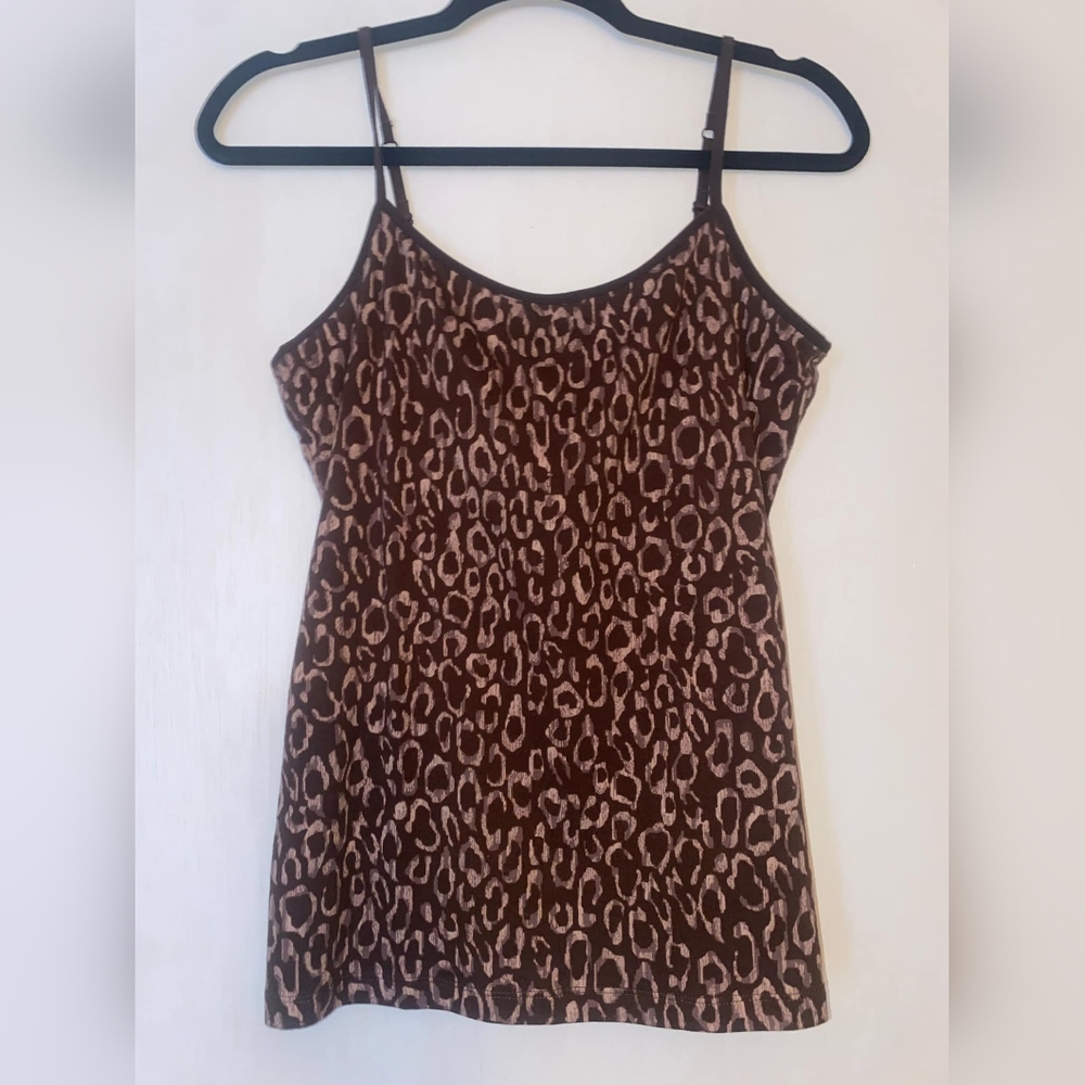 Y2K cheetah cami top